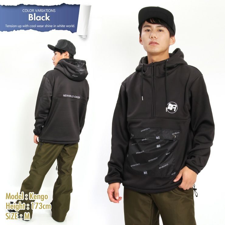 REPUBLIC リパブリック CREEP HALF ZIP PULLOVER プルオーバー 18-19