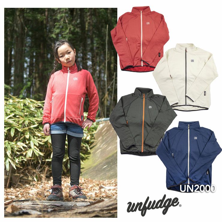 unfudge アンファッジ UN2000 fleece jacket 高機能 フリース 雪山 