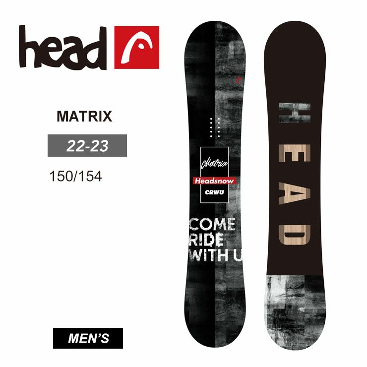 22-23 HEAD ヘッド MATRIX スノーボード 板 ロッカー ボード メンズ ...