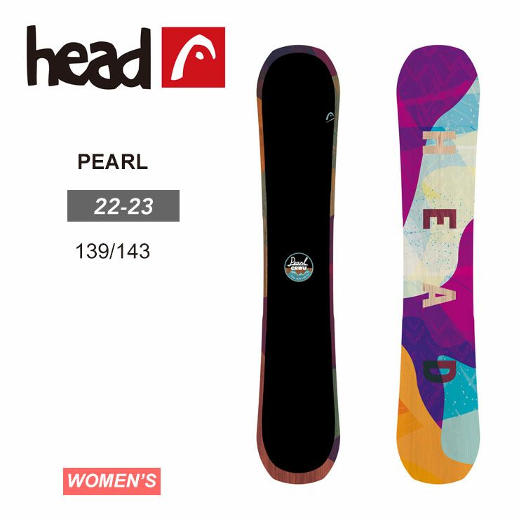22-23 HEAD ヘッド PEARL スノーボード 板 ロッカー ボード レディース 