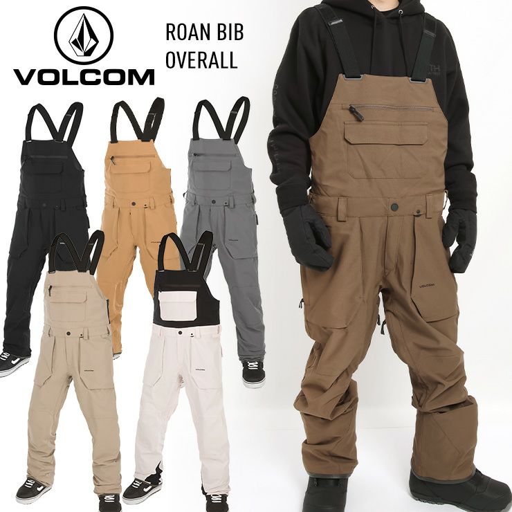 ボルコム ビブパンツ 2023 正規品 22-23 VOLCOM ボルコム ROAN BIB OVERALL オーバーオール パンツ スノボー  スノーボード ウェア スキーウェア 2023