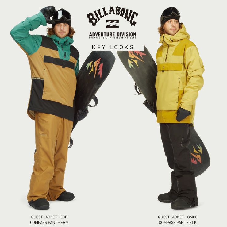 2023 BILLABONG ビラボン QUEST JKT クエストジャケット 男性用