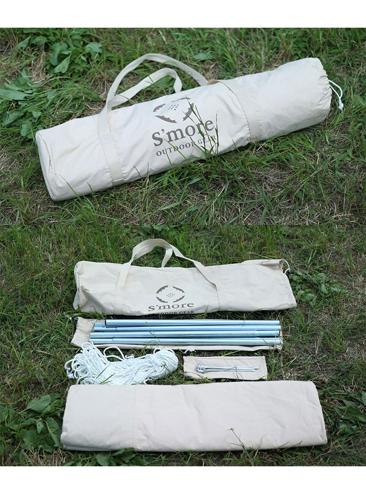 S'more スモア Tarppi square-400 タープテント SMO3040a 撥水加工 UV