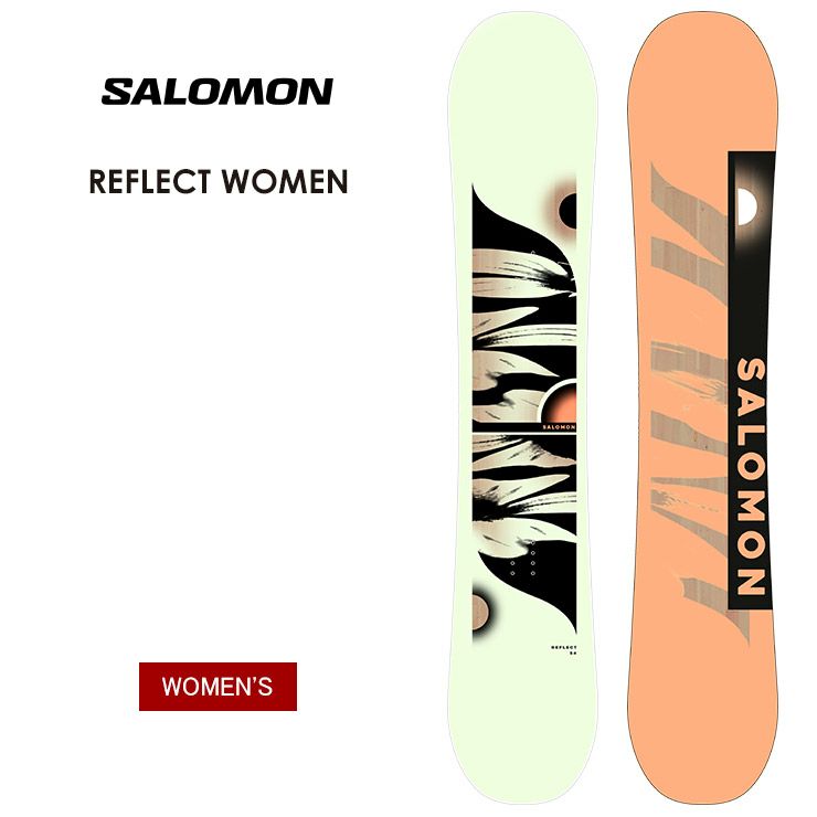 正規品 23/24 女性用 23-24 2024 SALOMON サロモン REFLECT women リフレクトウーメン スノーボード 板 レディース  ウーメンズ