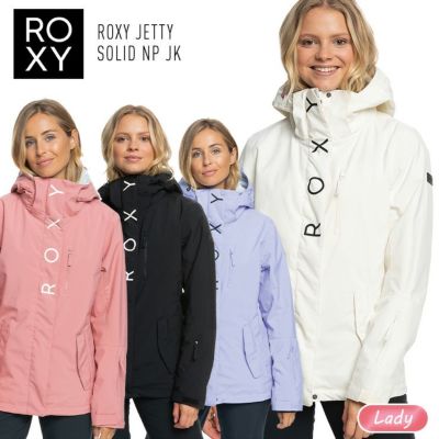 ROXY JETTY SOLID NP JK ホワイト　スノーボードウェア セットアイテム対象 ROXY ロキシー スノーボード ウェア