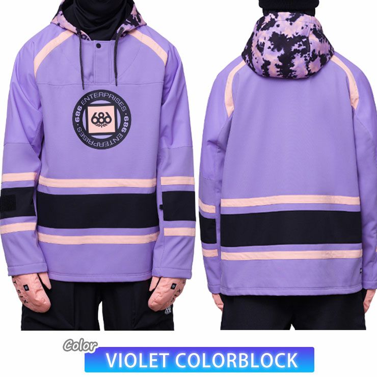 23-24 686 シックスエイトシックス WATERPROOF SLAPSHOT HOODY
