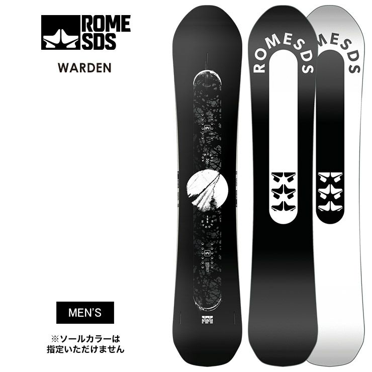 23-24 2024 ROME SDS ローム WARDEN ワーデン スノーボード 板 メンズ | JSBCスノータウン