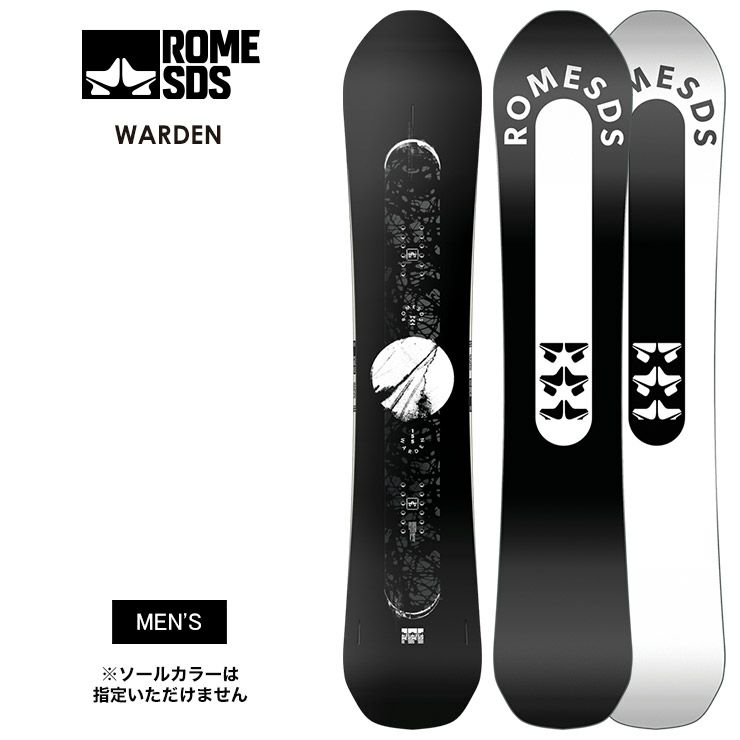 新品】ROME ローム スノーボード 板 メンズ ワーデン WARDEN