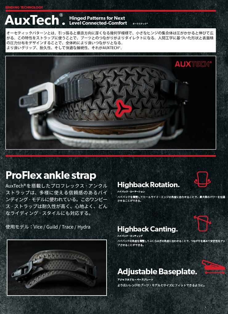 中古美品 23-24モデル ロームビンディング VICE サイズM