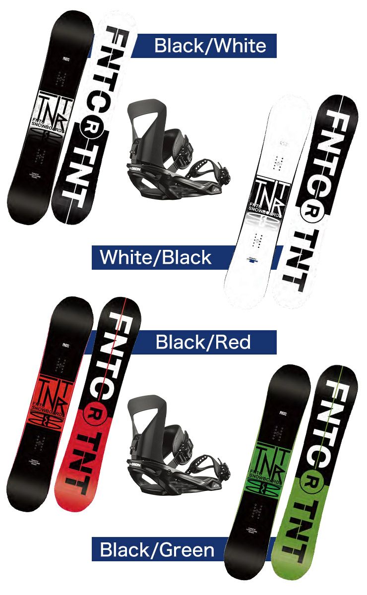 取付無料 FNTC エフエヌティーシー TNT R スノーボード ＆ PACT