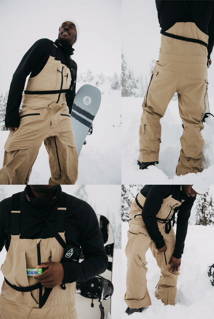 ak BURTON バートン フリーバード ゴアテックス 3L ビブパンツ Men's Burton [ak] Freebird GORE‑TEX 3L Stretch Bibs | Burton.com
