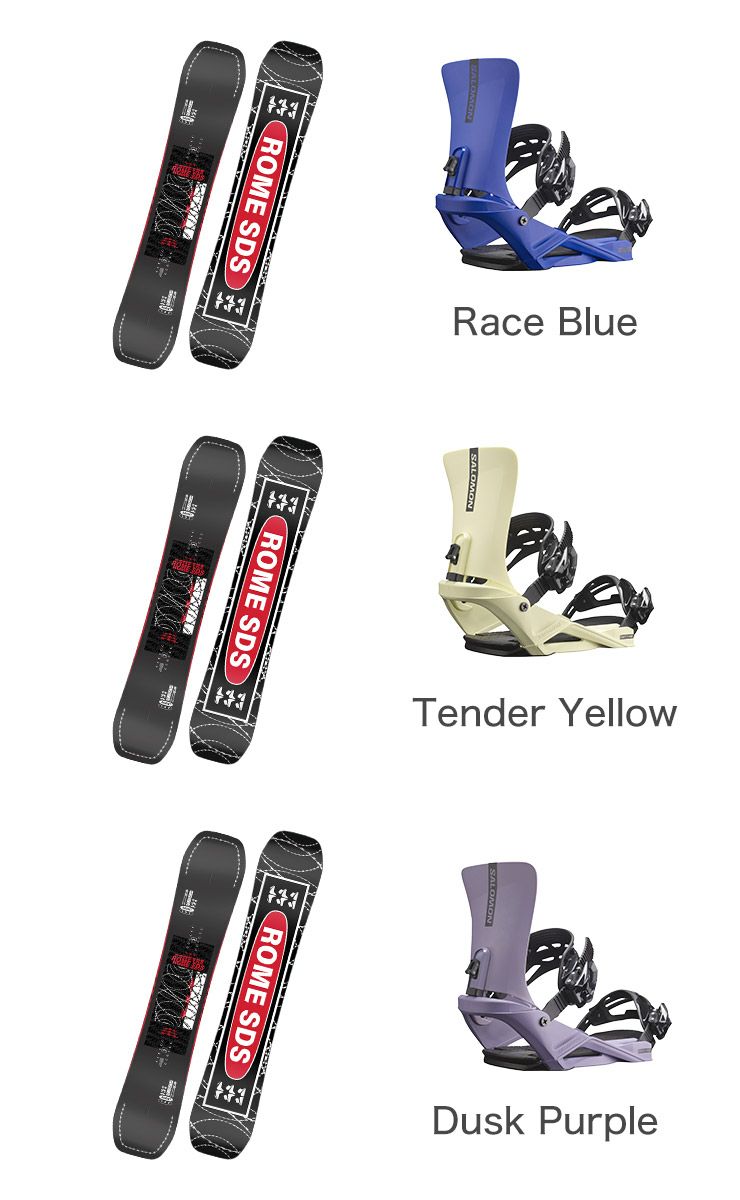 スノボ板　ビンディングセットROME ロームAgent エージェント155cm スノボ板 ビンディングセットROME ロームAgent エージェント155cm 楽天