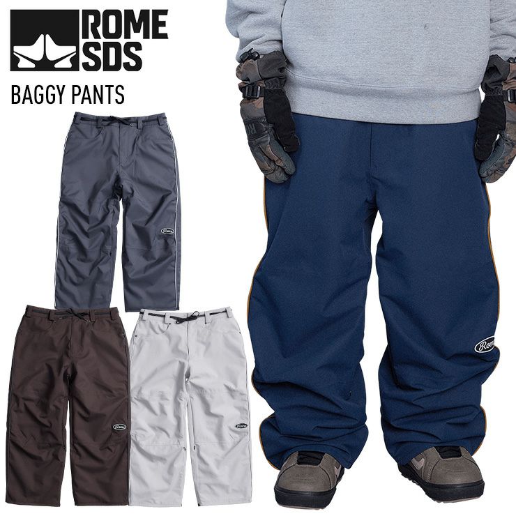★新品★Sサイズ★ROME SDS BAGGY Pants スノーボード ウェア 正規品 23-24 ROME SDS ローム BAGGY PANTS バギーパンツ メンズ