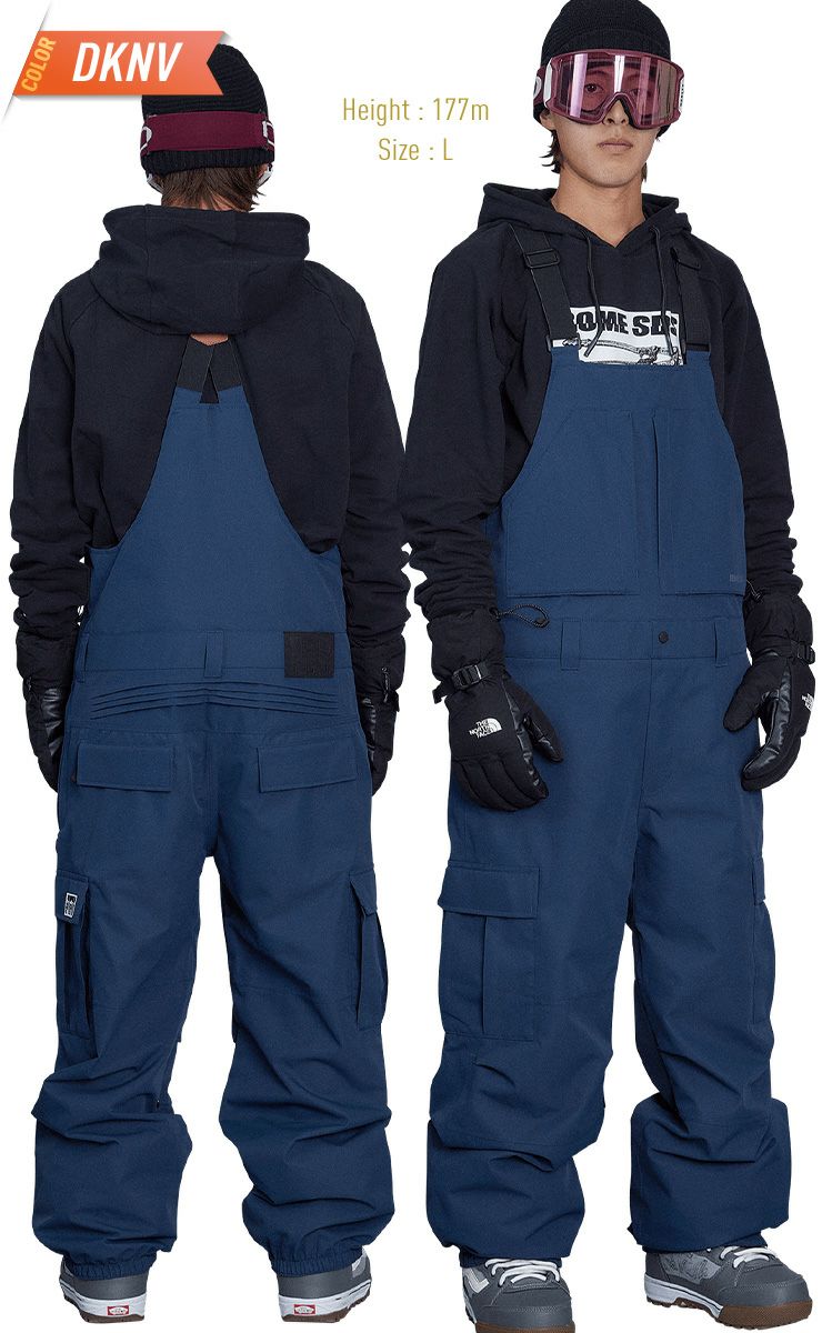 正規品 23-24 ROME SDS ローム BAGGY CARGO BIB PANTS バギーカーゴ 