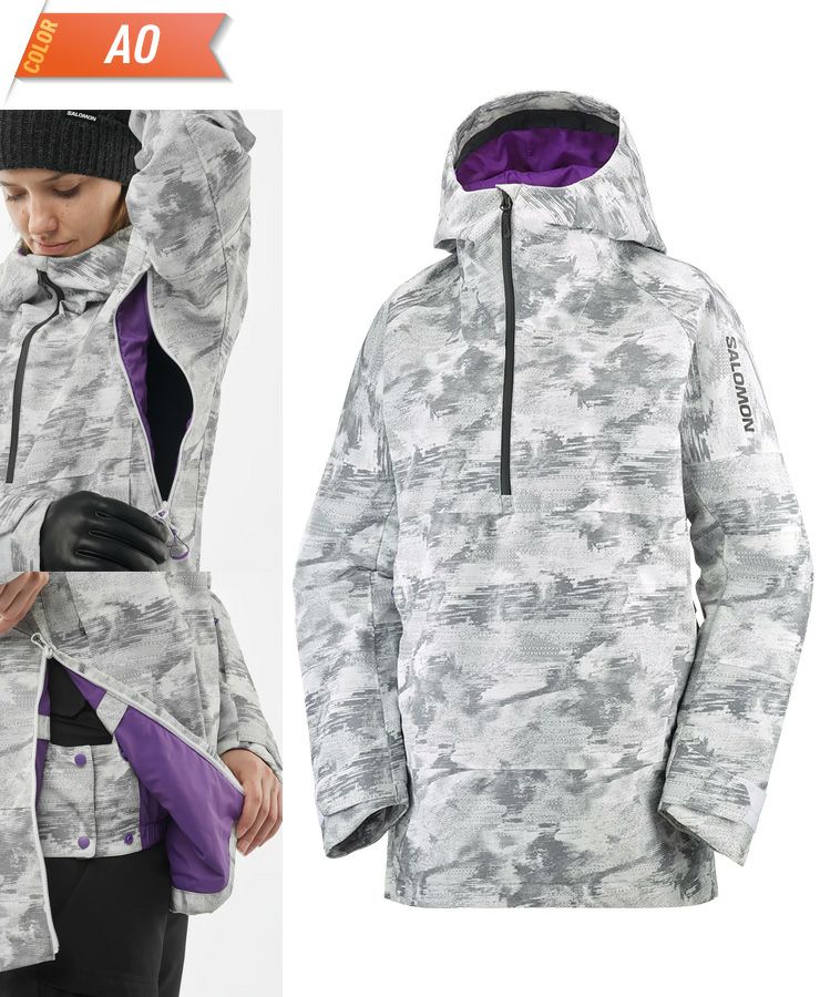 23-24 SALOMON サロモン BASHLEY ANORAK JACKET W レディース
