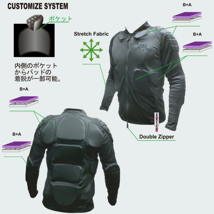 ARK エイアールケイ AR11302 SS Body Protector ボディ プロテクター