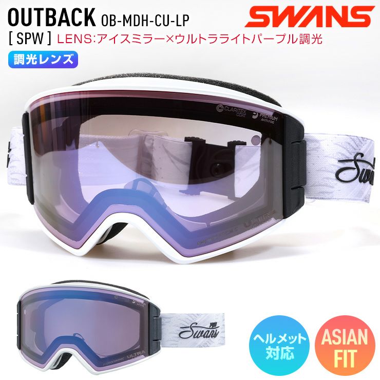 SWANS ゴーグル ラカン RA-MDH-CU-LG (R/GM) 24/25 Amazon.co.jp