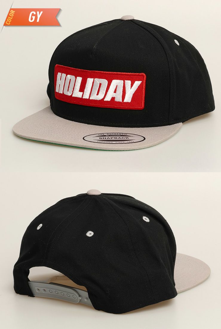 HOLIDAY ホリデー BOX LOGO SNAPBACK CAP ボックスロゴ スナップバック