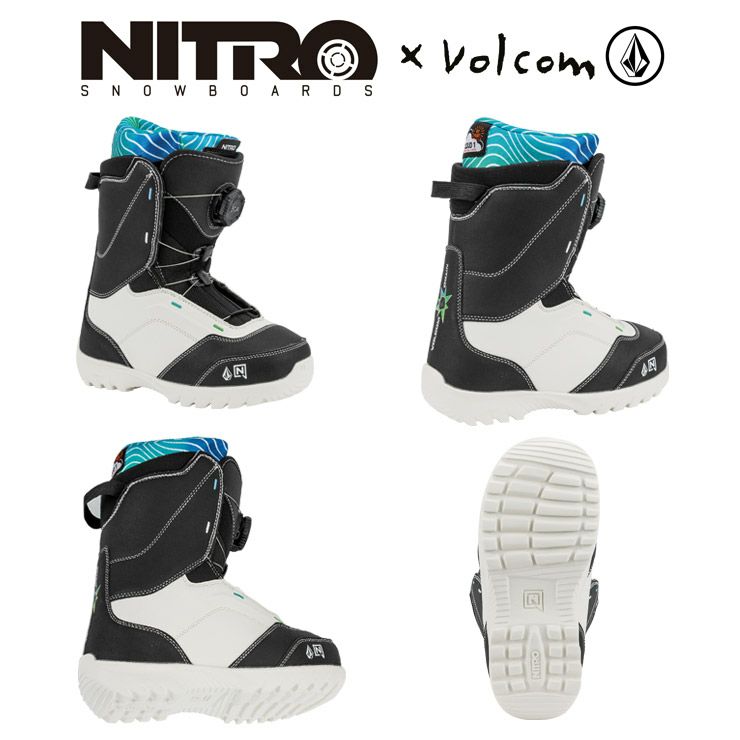 NITRO ナイトロキッズ DROID BOA X VOLCOM 新品　23、5 NITRO／ナイトロ DROID BOA X VOLCOM | JSBCスノータウン