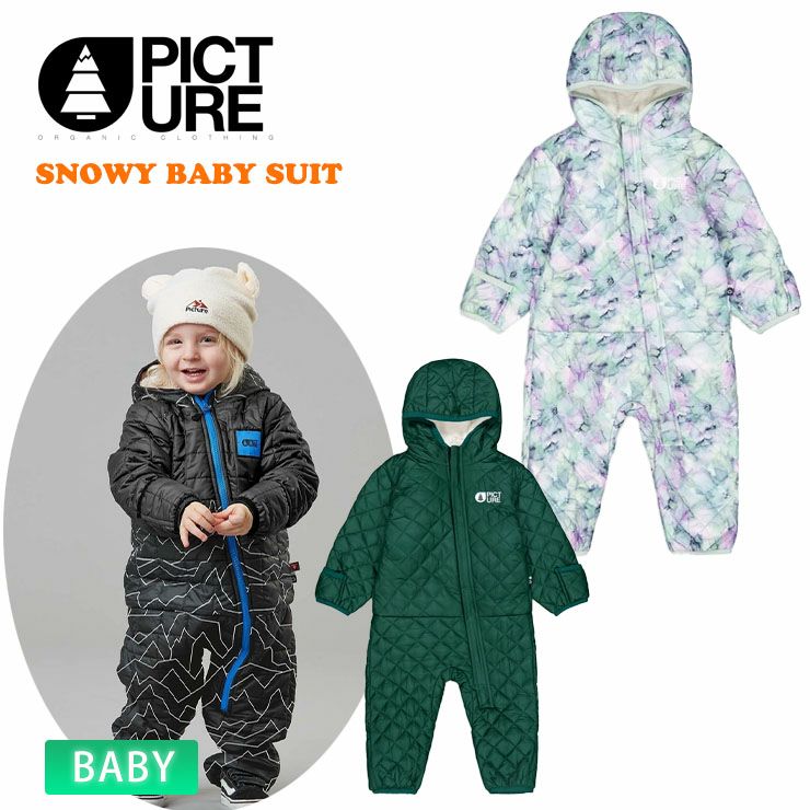24-25 PICTURE ピクチャー キッズ SNOWY BABY SUIT ベビーウェア