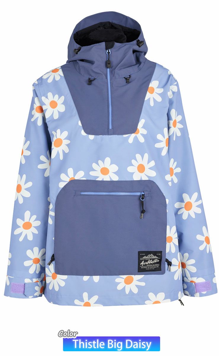 AIRBLASTER エアブラスター　スノーボードウエアー　レディーズ　S AIRBLASTER エアブラスター Wms Freedom Pullover Blush Daisy 23-24