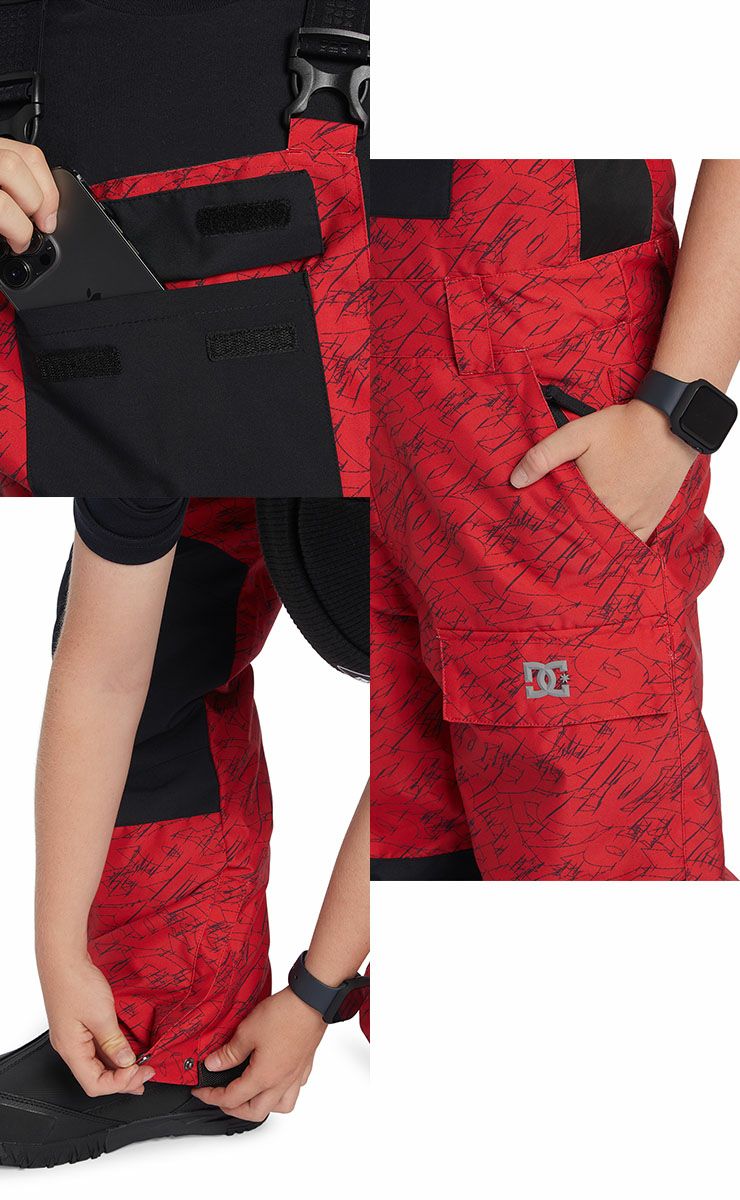 24-25 DC SHOE ディーシー キッズ ROADBLOCK YOUTH BIB - ADBTP03013