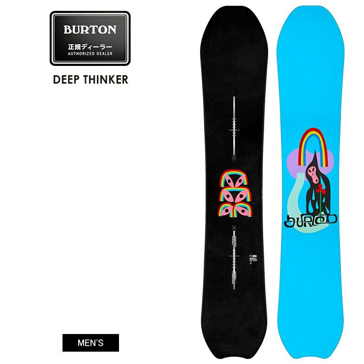 無料ワックスサービス有】24-25 2025 BURTON バートン DEEP THINKER