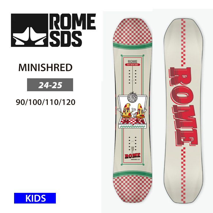 24-25 2025 ROME ローム キッズ 板 MINISHRED ミニシュレッド 子供