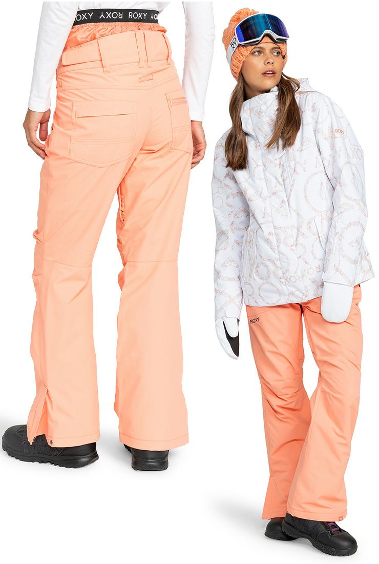 ROXY スノーボードパンツ ベージュ ROXY/ロキシー レディース スノーウェア パンツ STEEPLY PT 2024