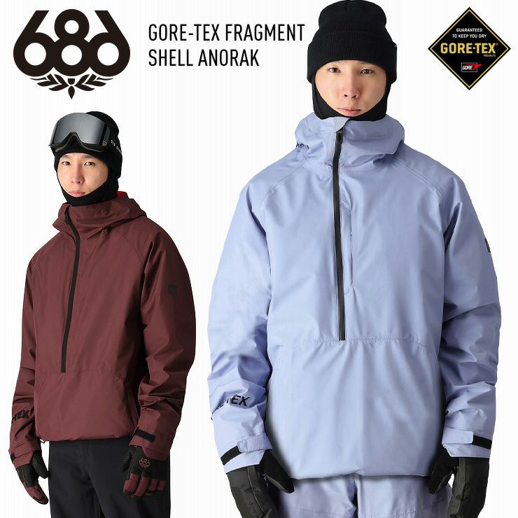 24-25 686 シックスエイトシックス GORE-TEX FRAGMENT SHELL ANORAK