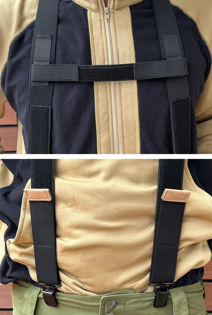 正規品 24-25 eb's エビス SUSPENDERS サスペンダー 伸縮 調整可能
