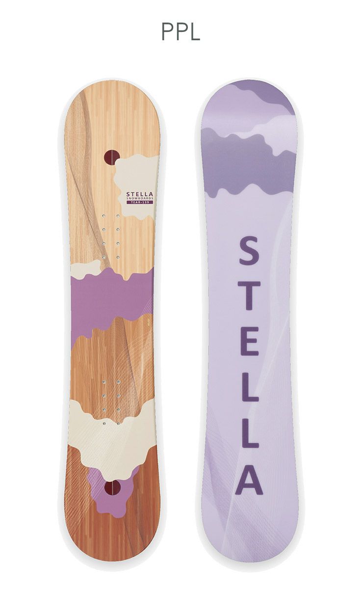 STELLA スノーボード 144cm キャンバー バイン付き（取付無料 STELLA  