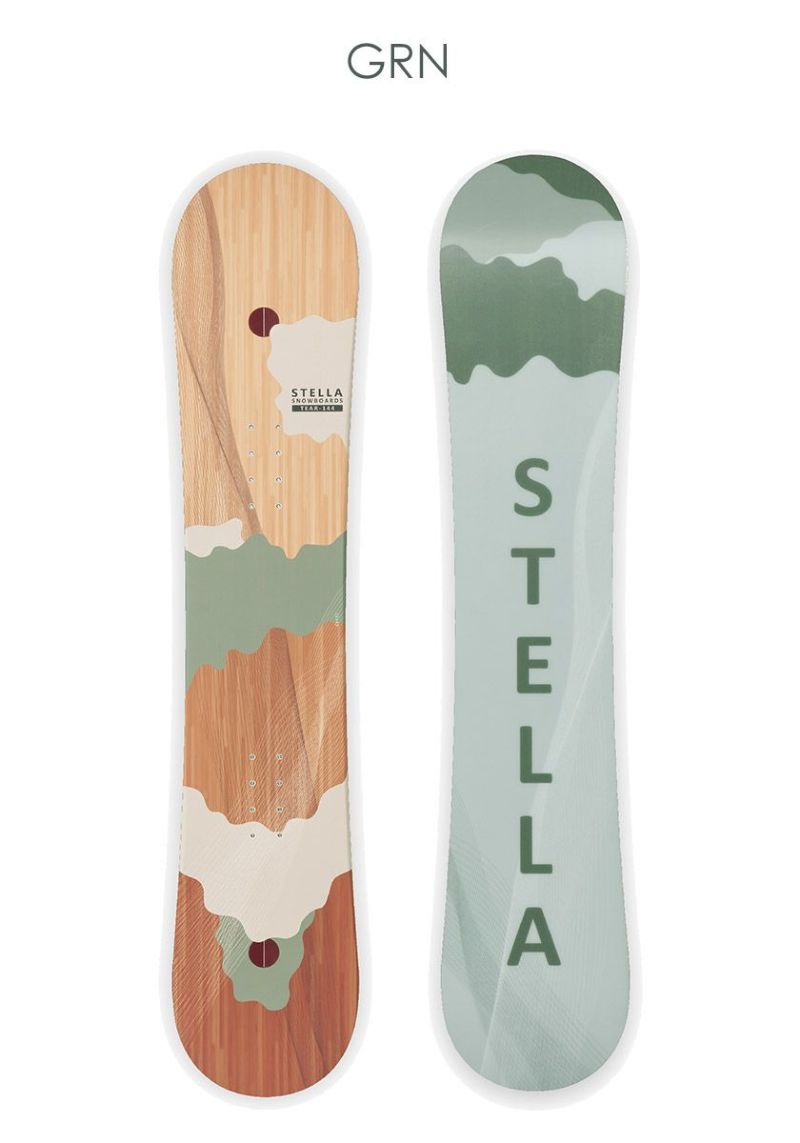 【送料無料】STELLA スノーボードセット 楽天市場】スノーボード 板 レディース 単品 STELLA ステラ CREAM 2025