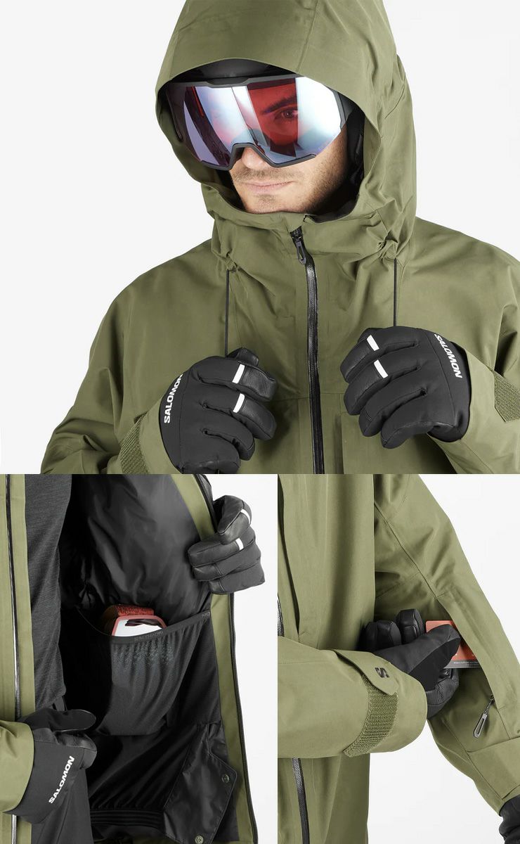 ON.YO.NE サロモン ウェア②ジャケット Oサイズ 24-25 SALOMON サロモン CHARGER 2L JACKET チャージャー ツー