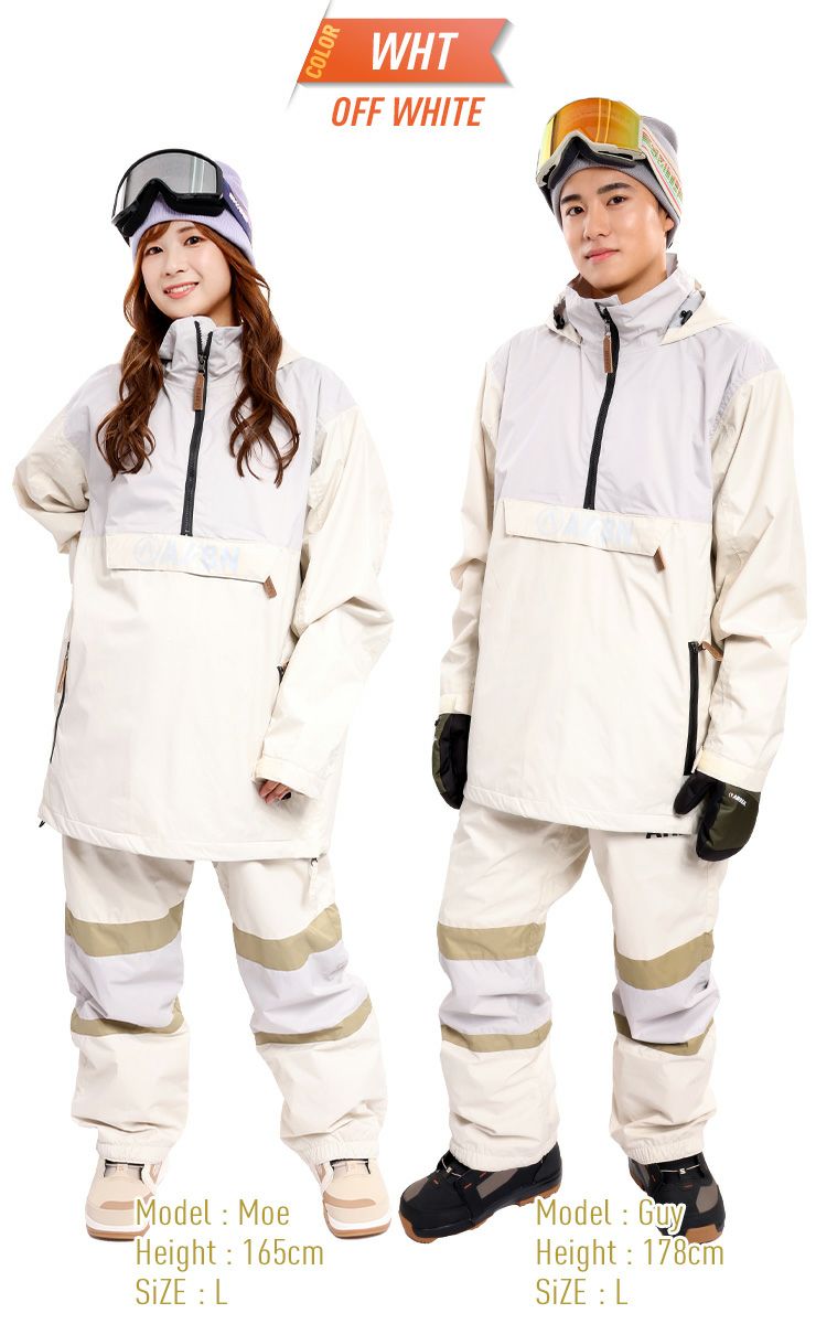 ARBN AIRBORN エアボーン 上下セット スノーボードウェア イージー