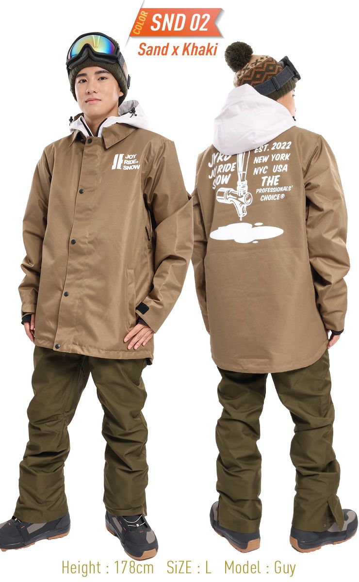JOYRIDE ジョイライド 上下セット スノーボードウェア コーチ