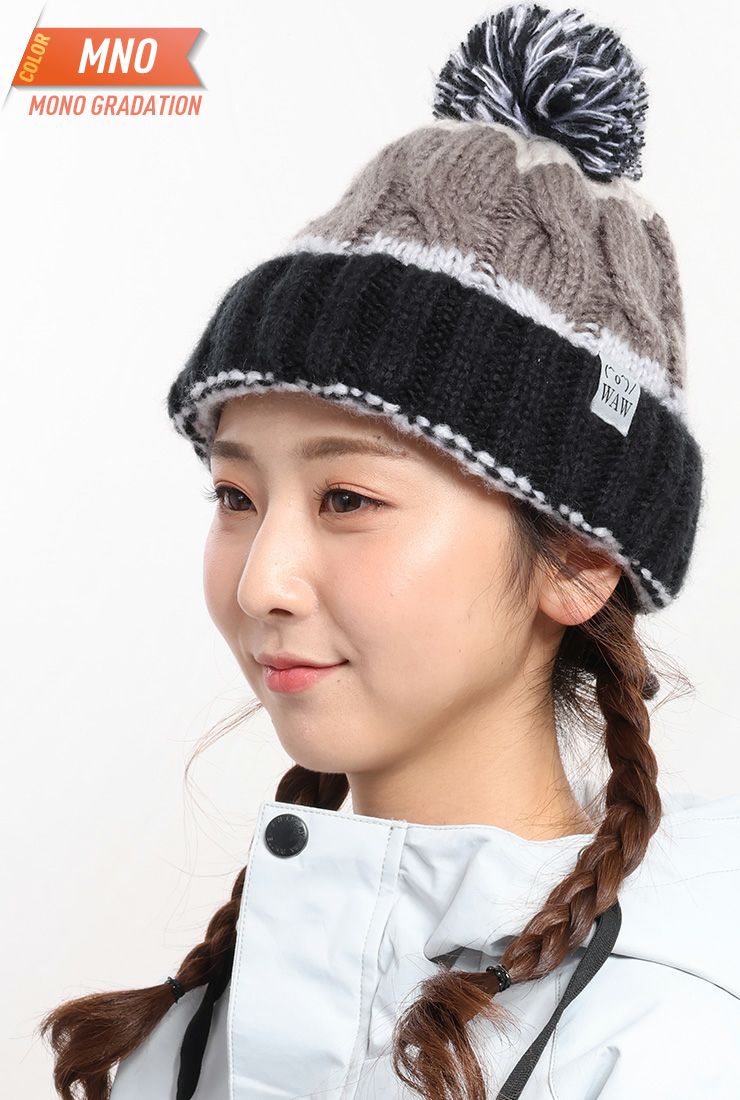 24-25 WAW ワウ PONPON BEANIE ポンポンビーニー ニットキャップ