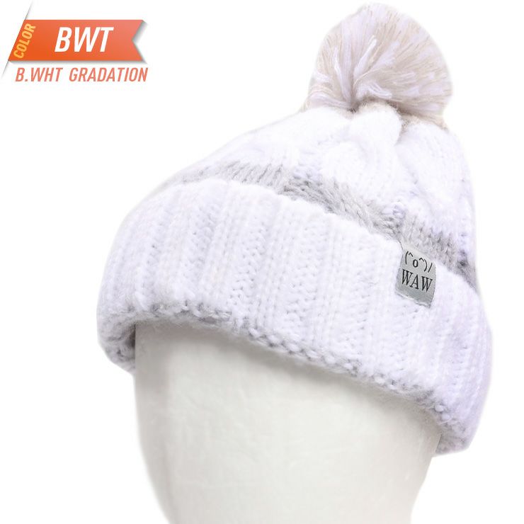 24-25 WAW ワウ PONPON BEANIE ポンポンビーニー ニットキャップ
