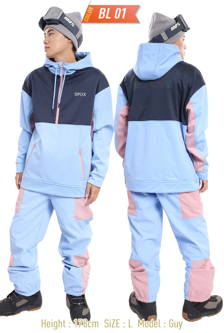 スノーボードウェア 上下セット SPOX スポックス ボンディング 防水