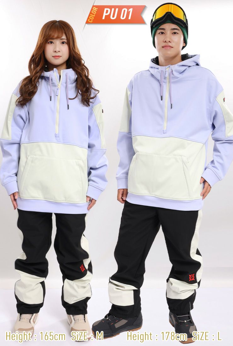 SPOXスノーボードウエア スノーボードウェア 上下セット SPOX スポックス ボンディング 防水