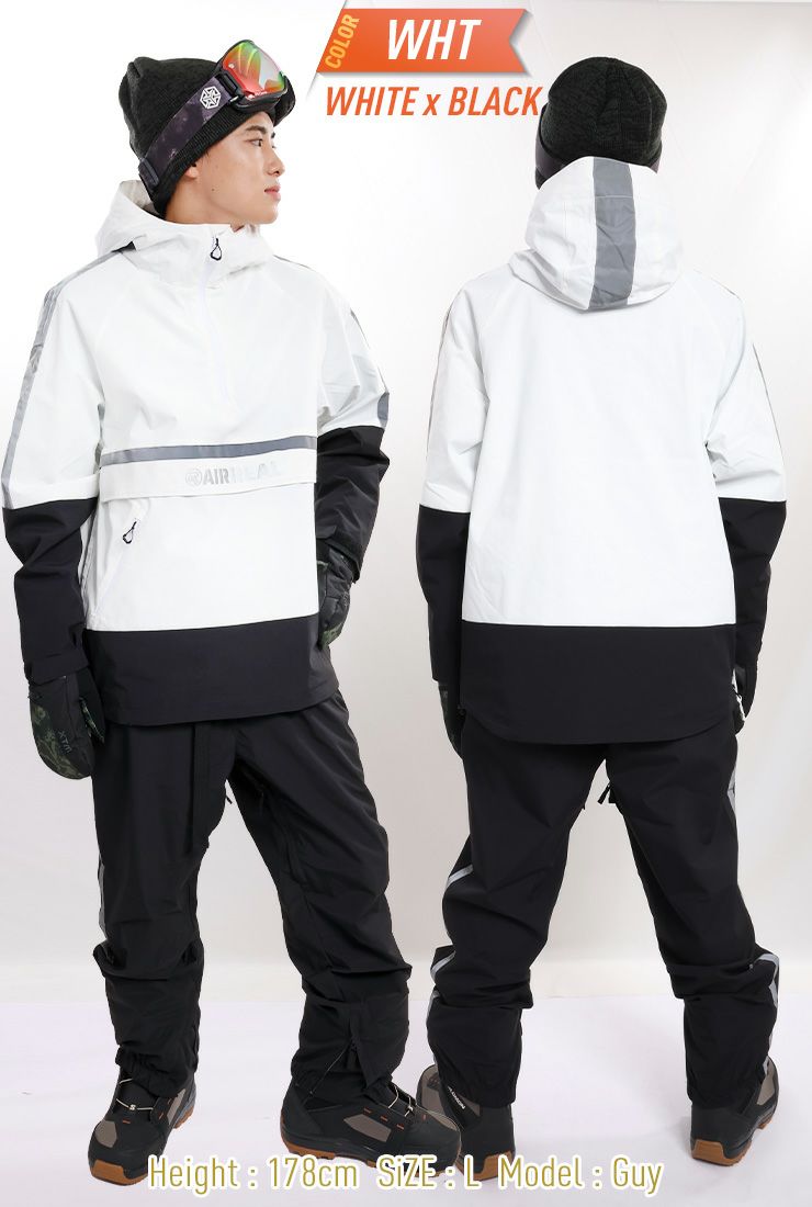 スノーボードウェア 上下セット AIRREAL エアリアル プルオーバー
