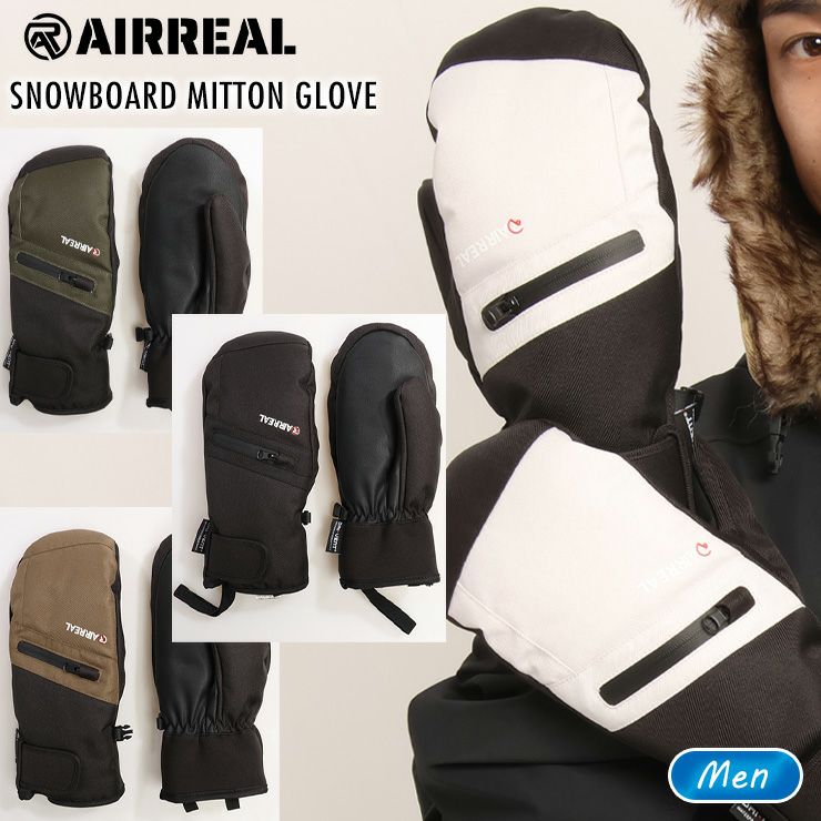 ポイントUP祭!!】AIRREAL エアリアル スノーボード ミトン グローブ