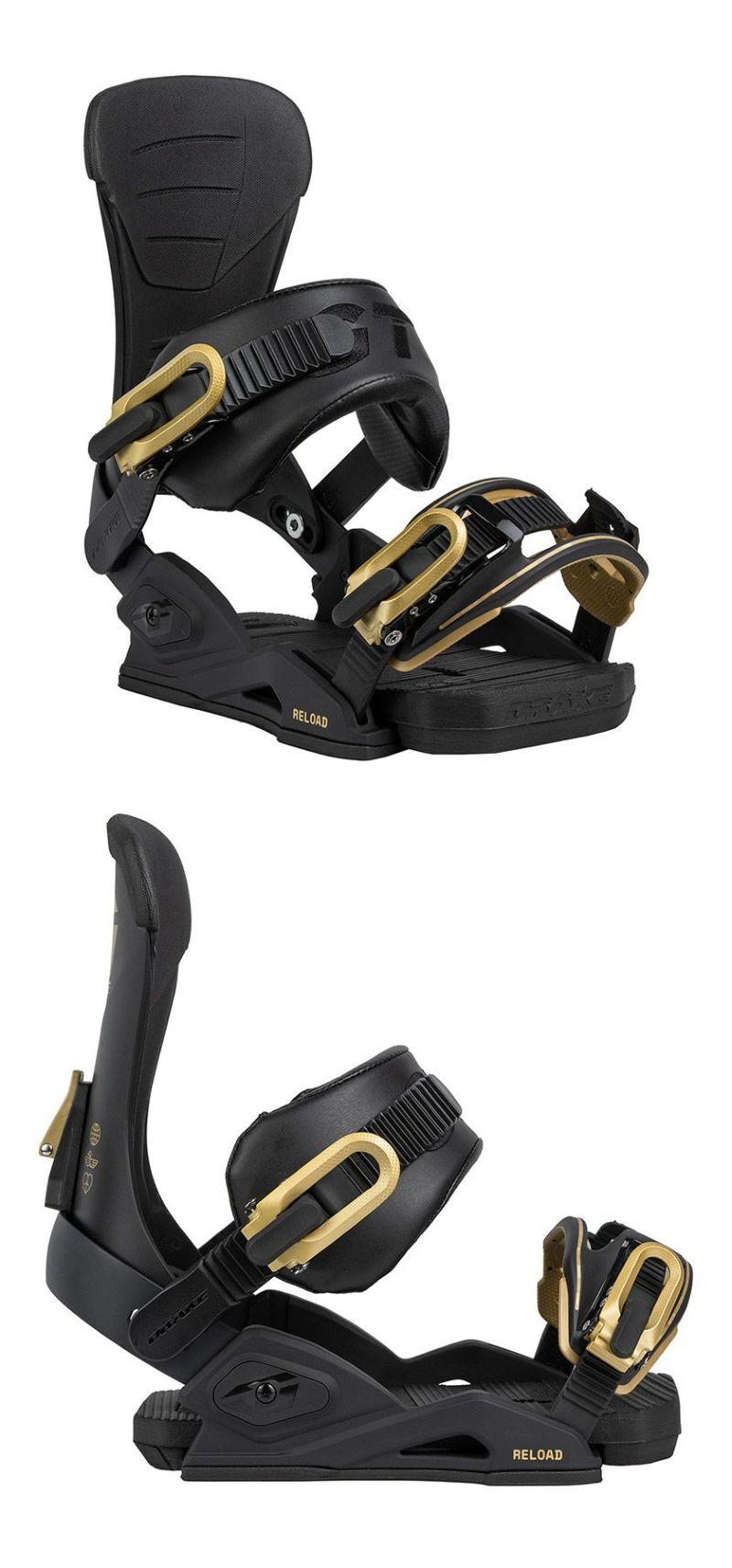 RELOAD GT スノーボードビンディング ブラック/ホワイト 25-26 25-26 2026 DRAKE ドレイク RELOAD GT リロード スノーボード