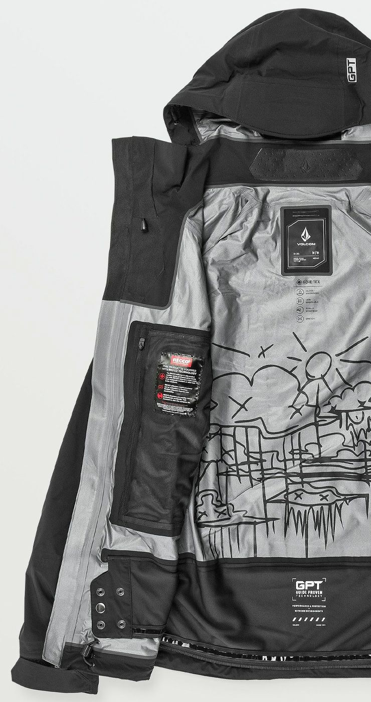 24-25 VOLCOM ボルコム GUCH STRETCH GORE-TEX JACKET グッチ