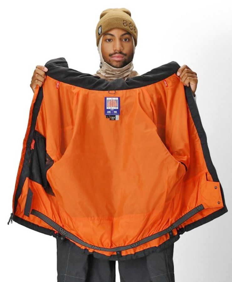 美品 686 スノーボードウェア メンズ シックスエイトシックス DOJO 上下 686 シックスエイトシックス DOJO SHELL JACKET ユニセックス