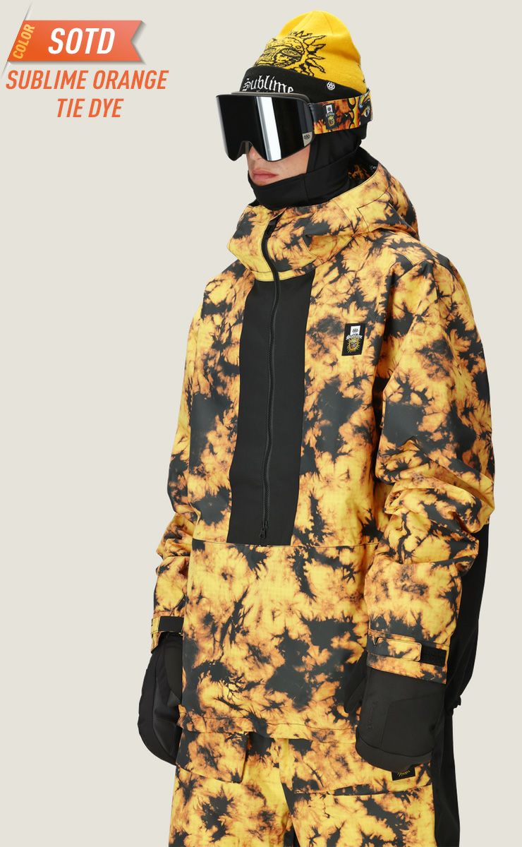 ロキシー スノージャケット スムーチ スノーゴーグル 686 『 Men's Gateway Shell Jacket - Red Solar Print 』 25-26