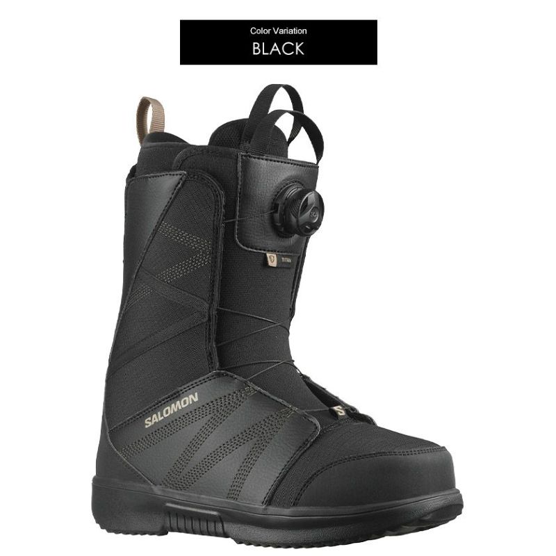 SALOMON Custom Sport ブラックスノーボードブーツ　26センチ SALOMON Custom Sport ブラックスノーボードブーツ 26センチ