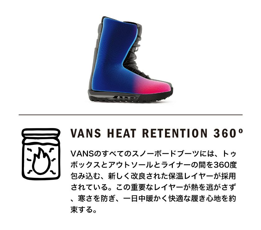 25-26 2026 VANS バンズ AURA OG オーラ スノーボード ブーツ メンズ
