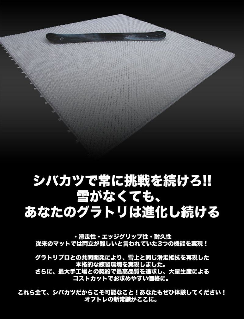シバカツ エキスパートセット 30枚セット スノボオフトレ グラトリ