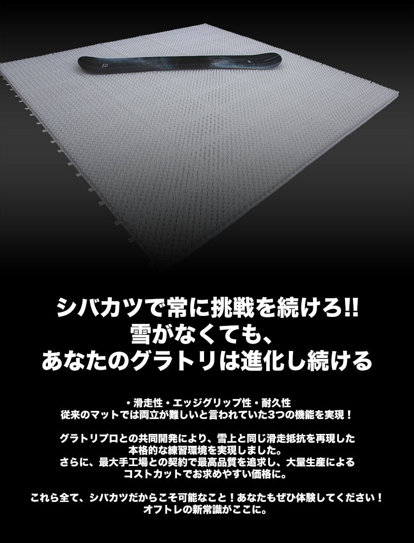 シバカツ スタンダードセット 15枚セット スノボオフトレ グラトリ